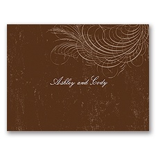 Country Chic - Bark - Note Card and Envelope