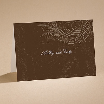 Country Chic - Bark - Note Card and Envelope