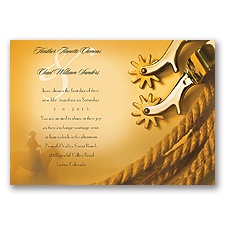 A Good Fit - Citrus - Invitation