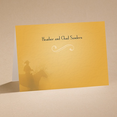 A Good Fit - Citrus - Note Card and Envelope