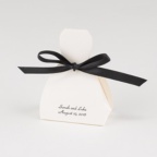Ecru Gown Favor Boxes