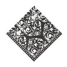 Formal Affair Damask Cocktail Napkin