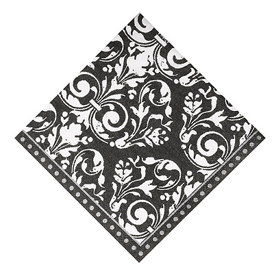 Formal Affair Damask Cocktail Napkin