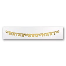Gold Custom Banner