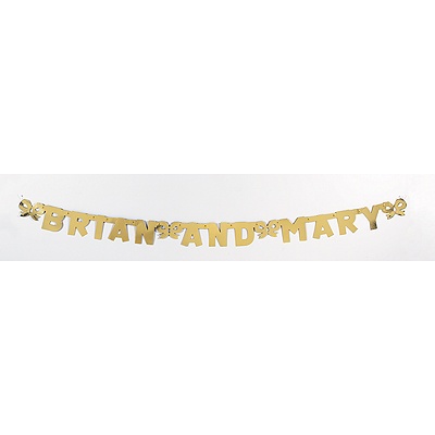 Gold Custom Banner