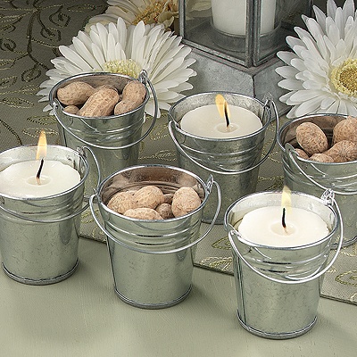Mini Galvanized Buckets