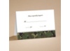Hunt for Love - Green Camouflage - White Response Folder and Envelope