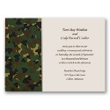 Hunt for Love - Invitation - Green Camouflage