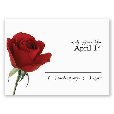 Rose Red - Response Folder and Envelope