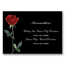 Rose Red - Accommodations Card