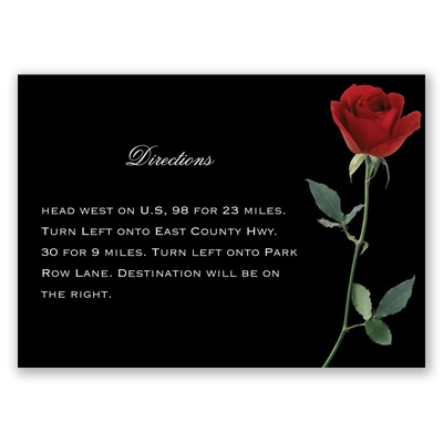Rose Red - Map Card