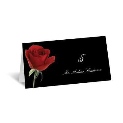 Rose Red - Escort Card