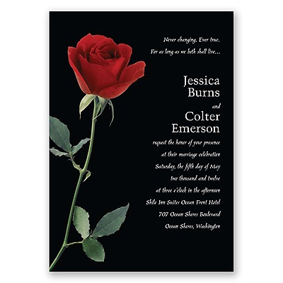 Rose Red - Invitation