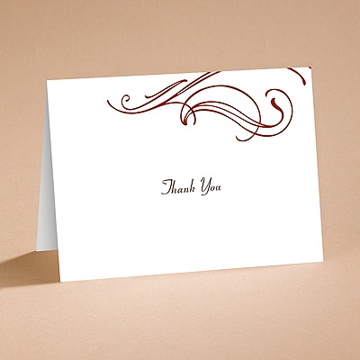 Love is in the Wind - Thank You Folder and Envelope