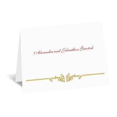 Rescued by Romance - Note Card and Envelope
