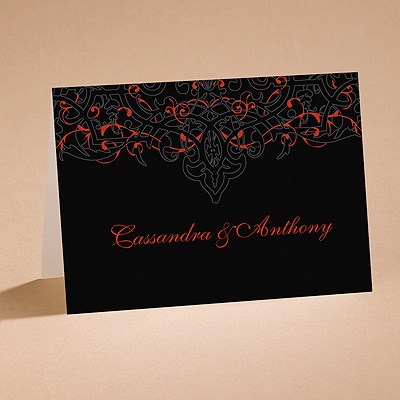 Dramatic Black - Note Folder and Envelope