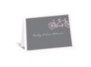 Bicycle Built for Two - Pink - Note Card and Envelope