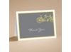 Bicycle Built for Two - Yellow - Thank You Card and Envelope