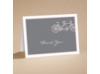 Bicycle Built for Two - Pink - Thank You Card and Verse and Envelop