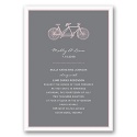 Bicycle Built for Two - Pink Invitation