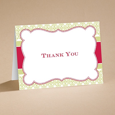 Modern Vintage - Rooster Design - Thank You Folder with Verse and Enve