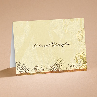 Pretty Paisley - Note Card and Envelope