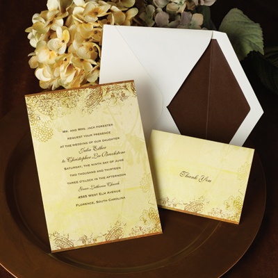 Pretty Paisley - Invitation