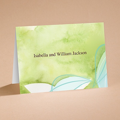 Watercolor Whimsy - Note Card and Envelope