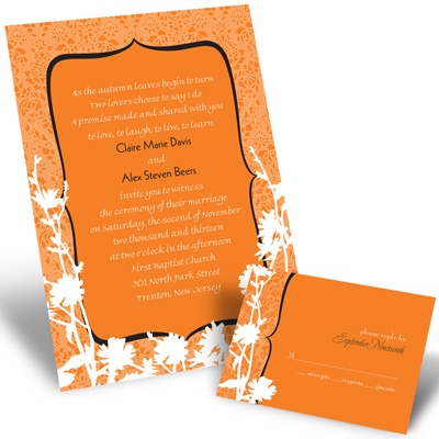 Vibrant Autumn - Invitation