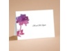 Purple Spring Flowers - Note Card and Envelope