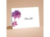 Purple Spring Flowers - Thank You Card Printed  and Envelope