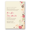 Blossoming Autumn - Invitation