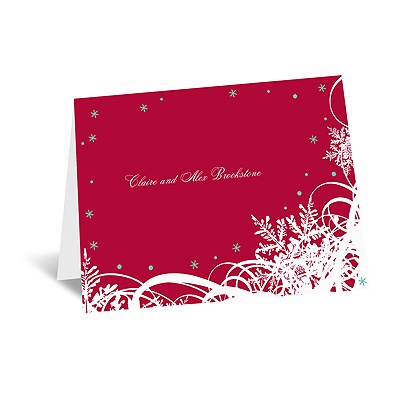 Snow-Covered - Note Card and Envelope