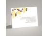 Golden Fall Flowers - Reception Card