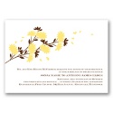 Golden Fall Flowers - Invitation