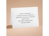 White Shimmer - Reception Card