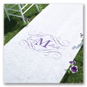 Monogram Aisle Runner