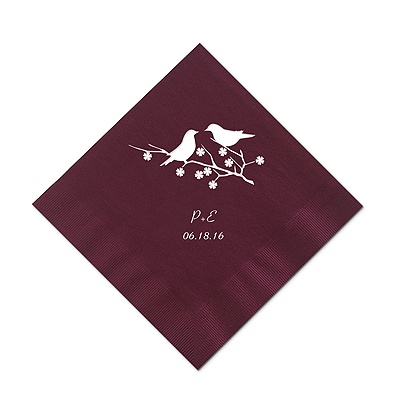 Cranberry Cocktail Napkin