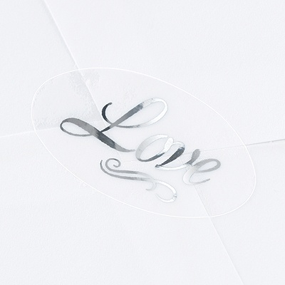 Blank Silver Love Wedding Seal