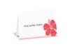 Hibiscus Boarding Pass to Romance - Note Card and Envelope