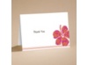 Hibiscus Boarding Pass to Romance - Thank You Card with Verse and Enve