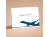 Airplane Boarding Pass to Romance - Note Card and Envelope