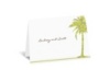 Palm Tree Boarding Pass to Romance - Note Card and Envelope