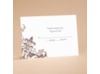 Flourishes - Chocolate Brown - Respond Card and Envelope