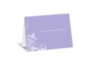 Flourishes - Purple Lilac - Note Card and Envelope