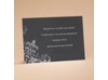 Flourishes - Black - Reception Card