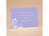 Flourishes - Purple Lilac - Reception Card