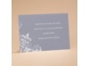 Flourishes - Slate Grey - Reception Card