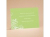 Flourishes - Spring Green - Reception Card