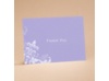 Flourishes - Purple Lilac - Thank You Card and Envelope